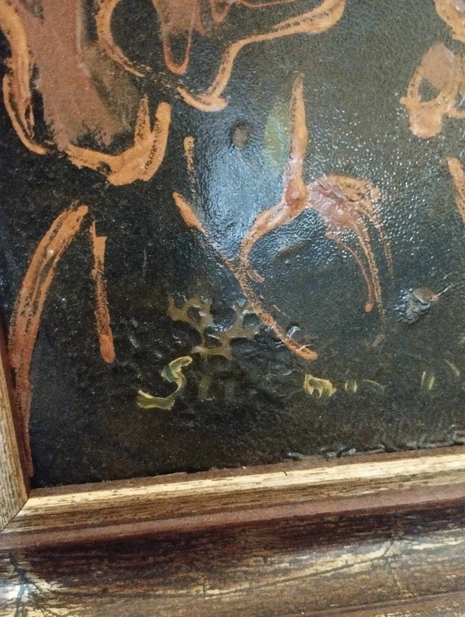 Nagy méretű olajfestmény, ismeretlen festő